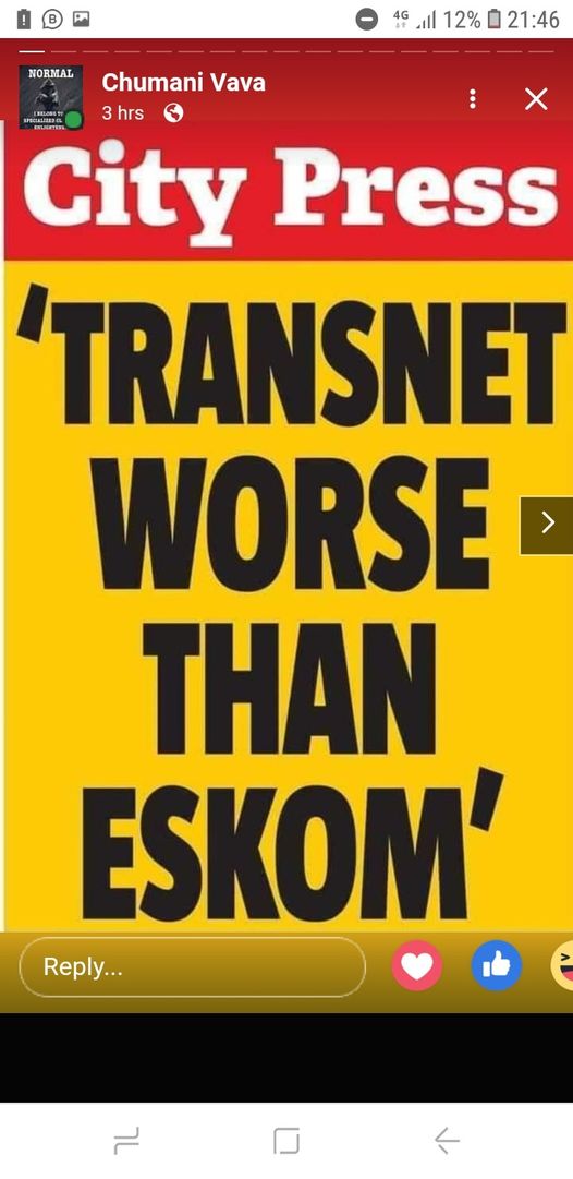 SeanGoss26's tweet photo. John Bryce asks; 
"How did Sydney Mufamadi keep his Seat on Transnet Board well for one he is National Security Advisor to Cyril Ramaphosa + he serves with Bernard Swanepoel on both Zimplats and Impala Platinum Boards ..... Bernard Swanepoel is Business Partner of Patrice Motsepe who is Cyril's Brother in Law. 3 People at Transnet on Board made sure Portia Derby would vacate position as CEO - Andile Sangcu (linked to Minerals Council) the Chairman, Sydney Mufamadi and Deepak Patel (Business Partner of Pravin Gordhan nephew Ketso). I believe Portia Derby was removed for 3 reason - 1) Johann Ruperts Remgro wants the Container Terminal Concession at Ngqcura Export Harbour 2) Johann Rupert and Phuthuma Nhleko Pembani Remgro formed GPR Rail Leasing they want the Transnet Tender for Rail Leasing stock put out in April 3) Martin Kingston of Rothschilds (running the B4SA/BUSA Government Business Partnership /CEO Roundtable ) wife Pulane Kingston is set to be biggest beneficiary when Transnet connects to Botswana Coalfields Railway to connect to Richards Bay Coal Terminal. Patrice Motsepe and Cyril Ramaphosa both know that Bridgette Motsepe Radebe attempted Coup d Etat in Botswana to get the Coal China is after. They think South African Citizens are stupid . So its OK for Cyril Ramaphosa if South African Coal is Exported to Heavy Polluters Vietnam, Pakistan, India and China but Cyril Ramaphosa keeps telling Nation we must close Coal Power Stations part of Just Energy Transition to prevent so called Climate Change. The only Climate Change happening in South Africa is our Citizens are getting gatvol of Cyril Auctioneering our Mineral Resources to China, Europe , India, United States etc and no jobs are being created. The Economy is being destroyed by this Just Energy Transition where our Coal Power Stations must undergo so called Maintenance to prevent emissions as part of United Nations 2030 Agenda. Cyril Ramaphosa should come clean the Just Energy Transition is Rockefellers GREEN NEW DEAL!"