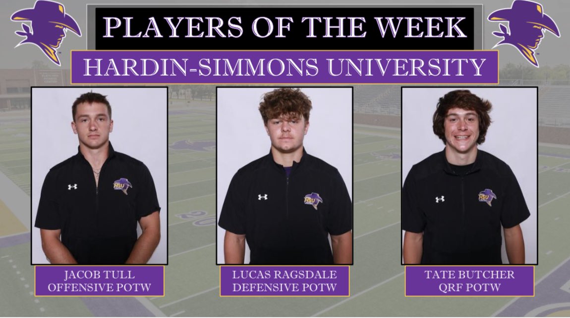 Hardin-Simmons Cowboy Football tweet media
