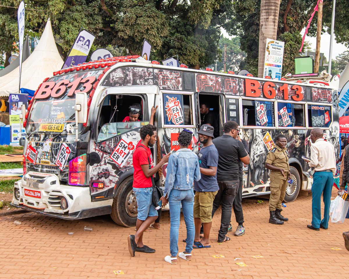 NodeGroupOnline's tweet image. The Kenyan Matatus have been a major highlight of the #UgTradeFair23, you've one more day to take a look at these beauties as you shop for your home and office.

#NodeGroupUG