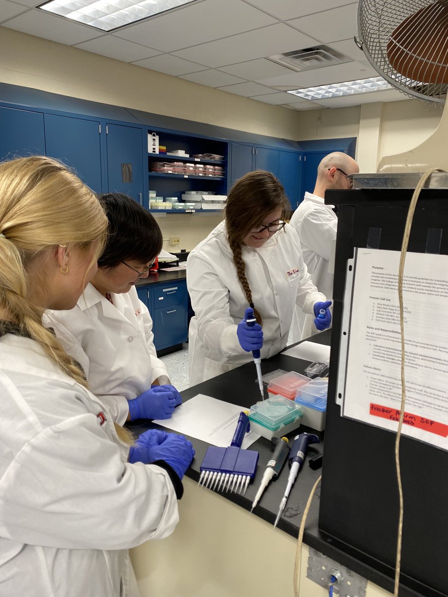 rhpickler's tweet photo. They’re at it again! @osunursing #PhDStudents in the lab learning a few basic skills. #ThisIsNursingScience https://t.co/LElBykiEiZ
