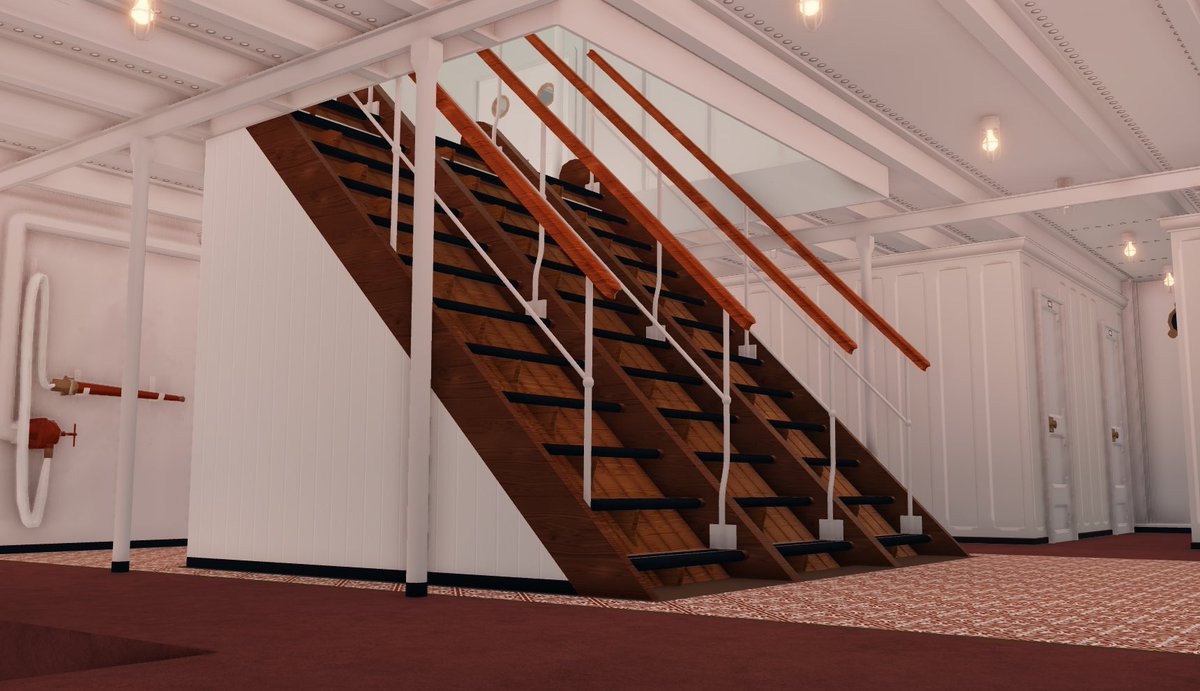 VGSG_RBLX's tweet photo. 🕰️ “Tell us of the accommodations in steerage. I hear they're quite good on this ship.”

❗️ Brief looks into the Carpathia's upcoming third class overhaul- not a single area below deck will be left untouched!

#Roblox #RobloxDev https://t.co/inEtxNQjQ3