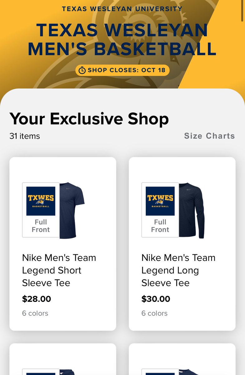 Our 2023-24 exclusive team shop is open! 

Click the link below and stock up for the Rams season 🔥

➡ bsnteamsports.com/shop/TXWESMBB24

#RamsUp 🏀🐏🔥
