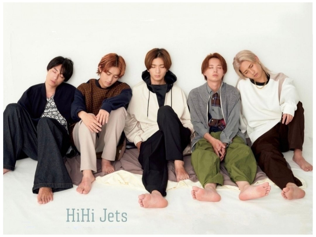 全員ビジュアル 素敵👍✨ #HiHiJets #作間龍斗 #橋本涼 #髙橋優斗