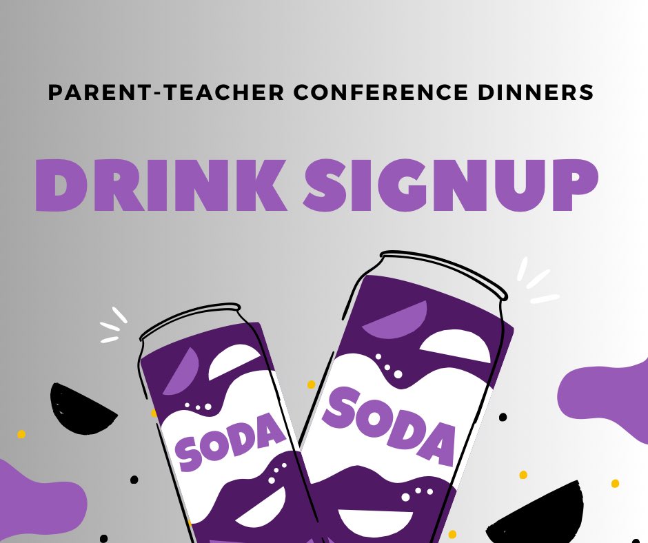 Piperpta203's tweet photo. Parent-Teacher conferences are just around the corner. If possible, we would greatly appreciate donations of drinks for the teachers in each building to enjoy. Your generosity is always greatly appreciated!

https://t.co/F9IY6lx3on https://t.co/2dAOqlmqXz