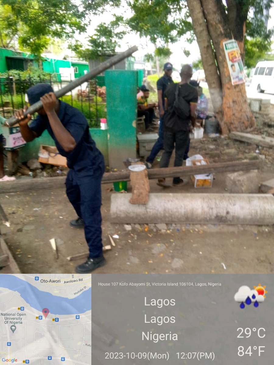 tokunbo_wahab's tweet photo. Operation #ZeroToleranceToStreetTrading and hawking commenced today (9th of October, 2023) in Ikoyi , Lekki, and Victoria Island by the Ministry of the Environment and Water Resources Special Task Force for Ikoyi, Lekki and Victoria Island.

#CleanerLagos https://t.co/oEJaTNsnff