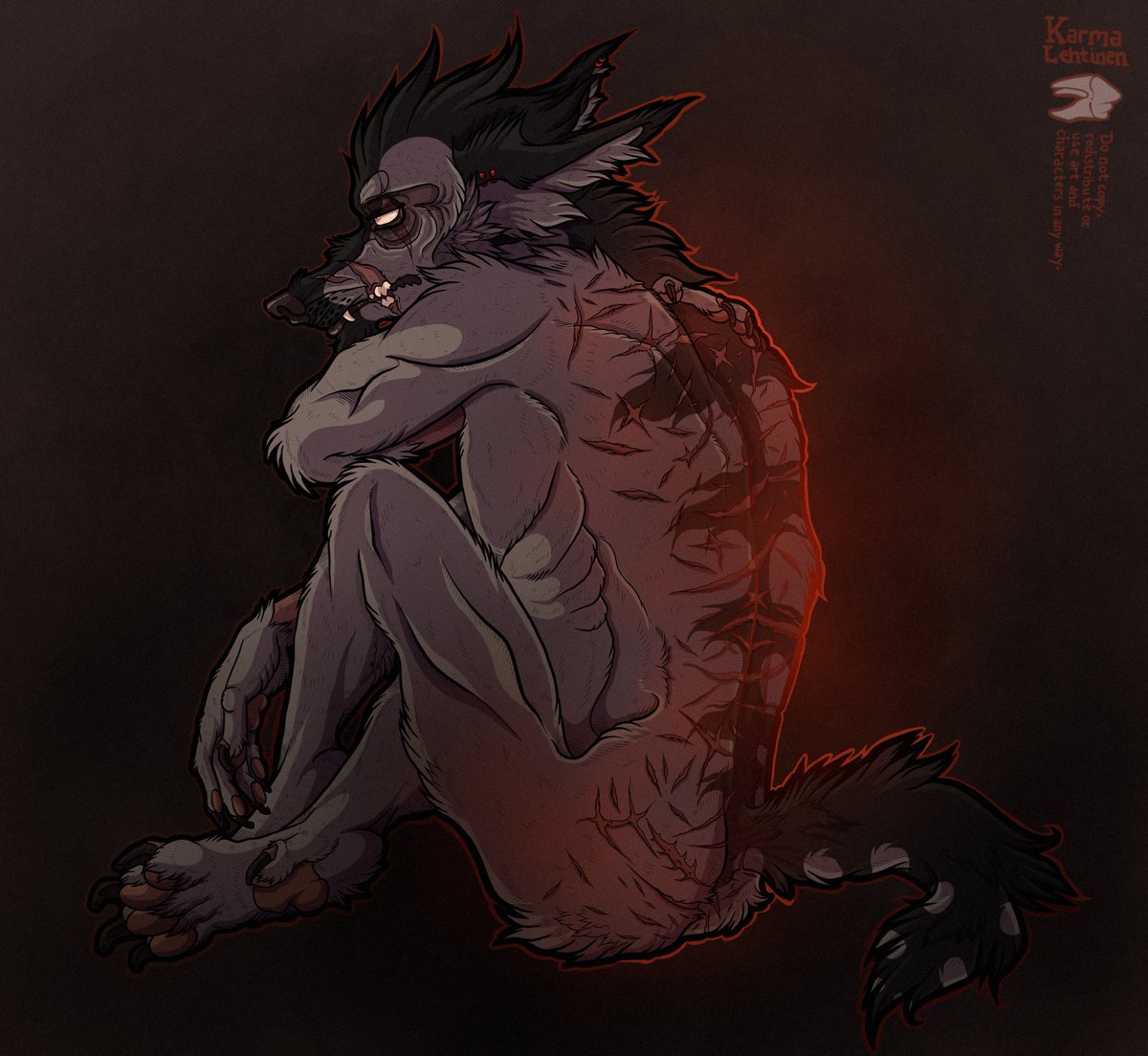 KarmaLehtinen's tweet photo. ✖ GORETOBER DAY 9: SCARS ✖

Zach’s body is full of scars. Scars tell a lot of the life he has lived.

#goretober2023 #anthroart #scars #art #darkart #horror #horrorart #karmagoretober2023 https://t.co/keecP7OfZl