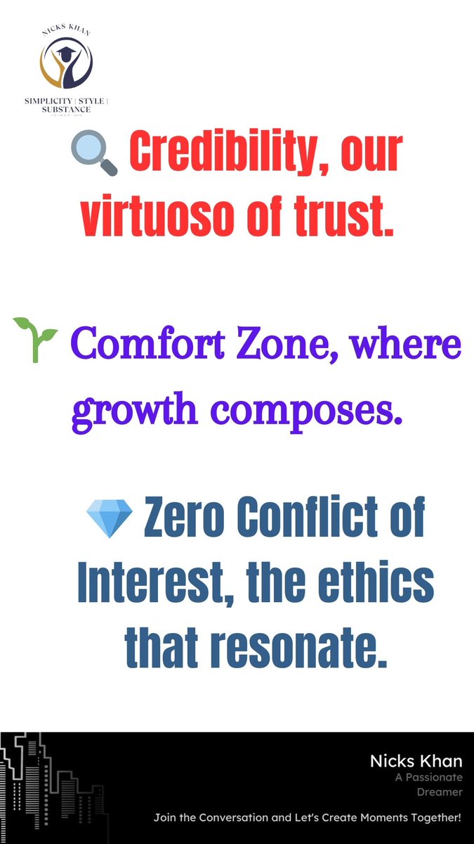 DesignsShk's tweet image. 🌟 In life's grand orchestra, let's harmonize the 3 C's

🎶 Together, they create a symphony of success! #MaximizeThe3Cs
#HarmonyOfLife