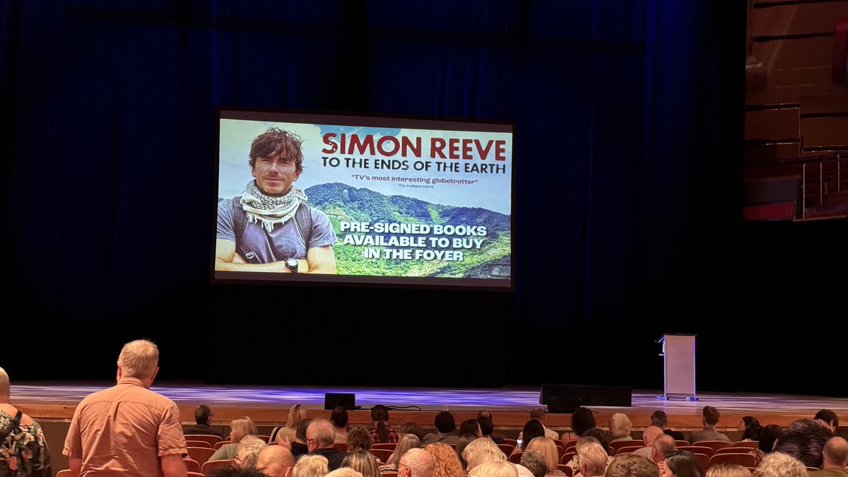 My view to see #SimonReeve tonight
