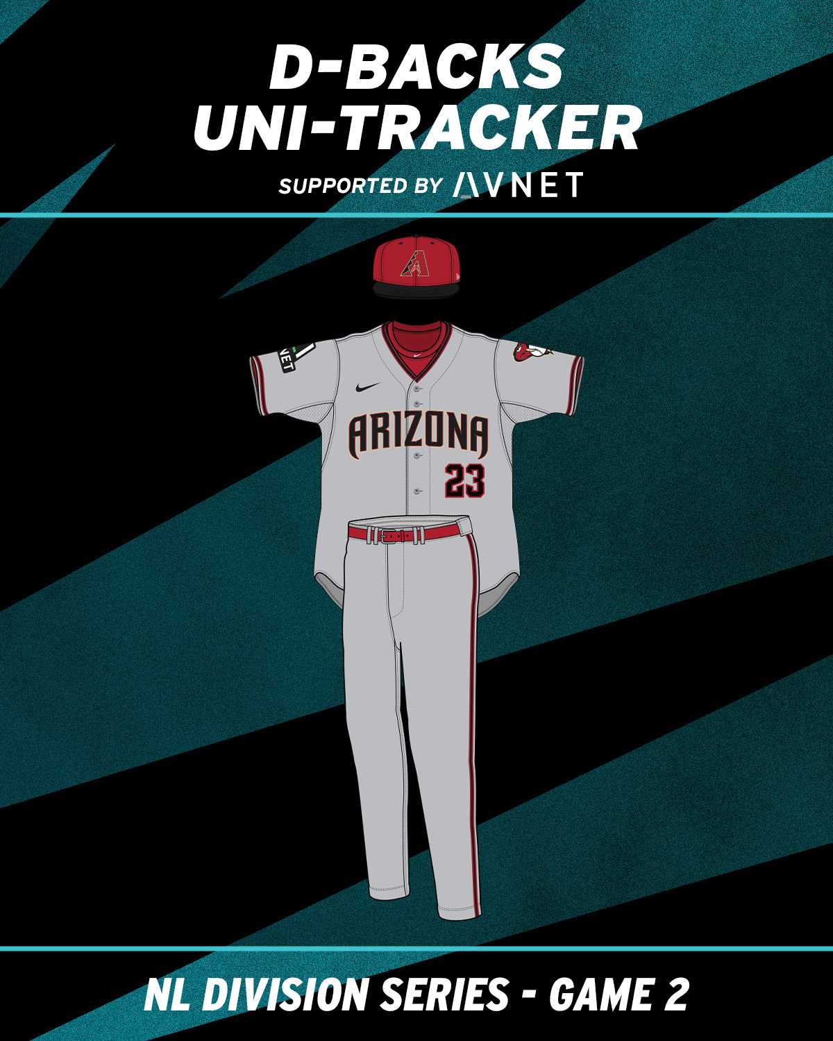 The Arizona Diamondbacks will have patches sponsored by Avnet on