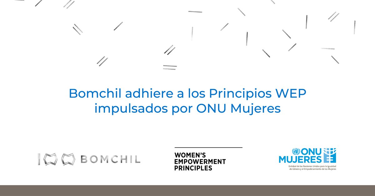 ¡Con emoción y alegría compartimos una noticia que marca un hito fundamental para Bomchil! Somos la primera firma de servicios legales argentina en adherirnos a los Principios de Empoderamiento de Mujeres (WEPs, por sus siglas en inglés) impulsados por ONU Mujeres. 
#TeamBomchil