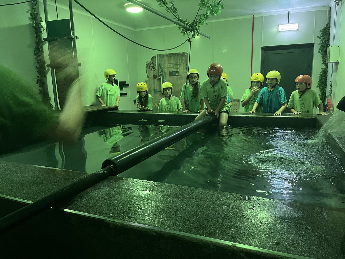 EastfieldPSHull's tweet photo. #Teamvolcano Faced their fears! Did themselves proud. Survived the piranha pool - but only just!!! 🐠 Don’t worry folks at home, we all still have our fingers and toes intact (I think!) 🤪 https://t.co/9RIjKCCdPx