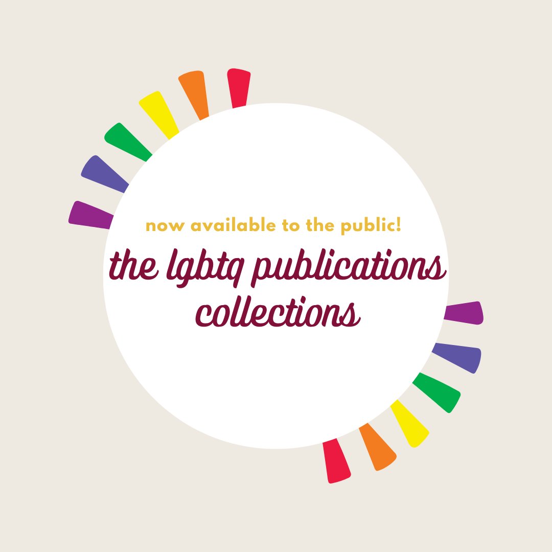 CSUDHLib's tweet image. Interested in reading magazines or even newspapers published by the LGBTQ+ community? Come check out the LGBTQ Publications Collection open for research at the Gerth Archives and Special Collections (Library South, 5thfloor)! #archives