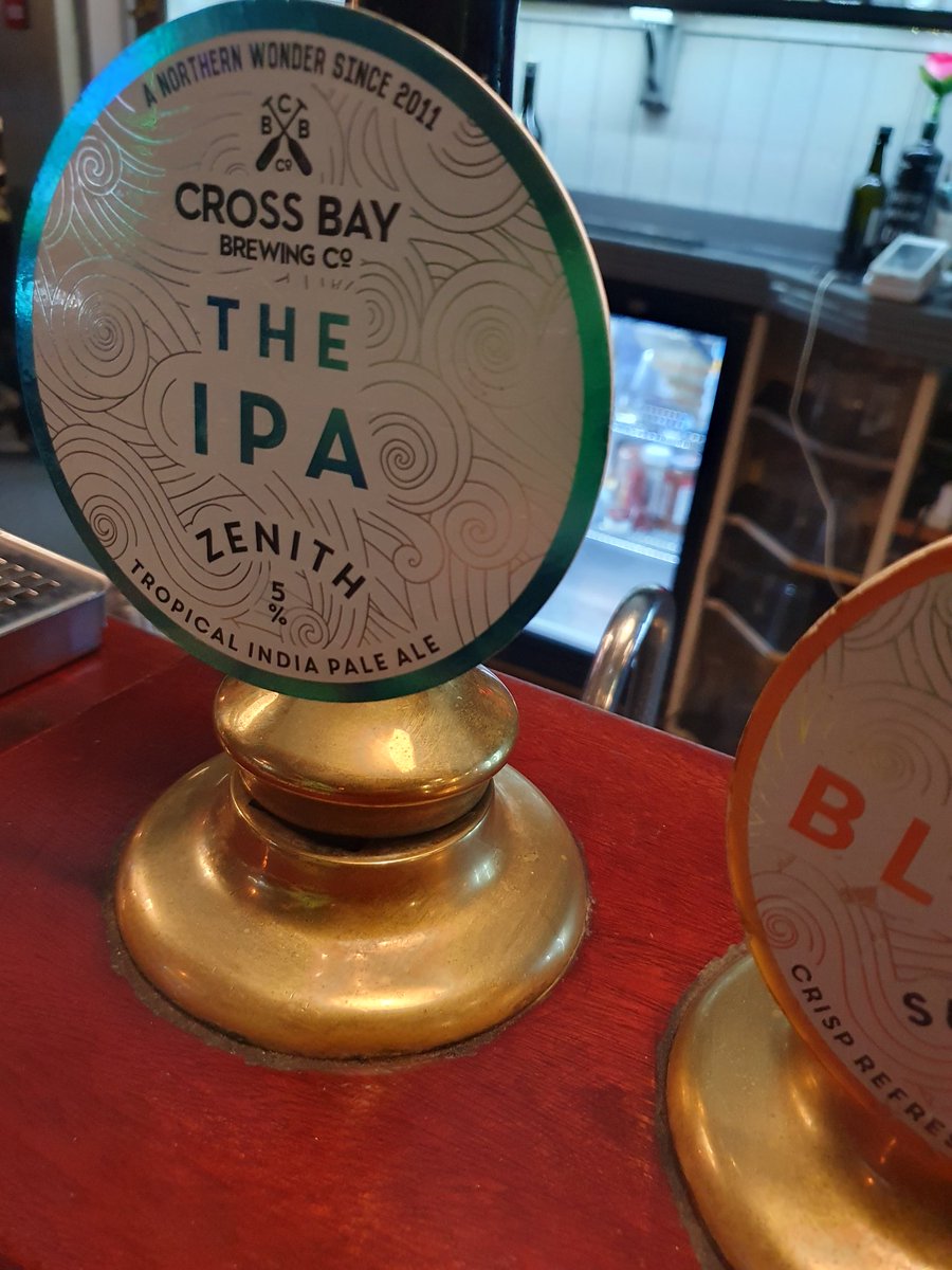 editorcamra's tweet photo. Decided to wander round Altrincham in the evening for a change. Good start. @crossbaybrewco Zenith IPA in @OldMarket_Tav is excellent. 
No band on, but a lively atmosphere. https://t.co/e3WWynpxmq