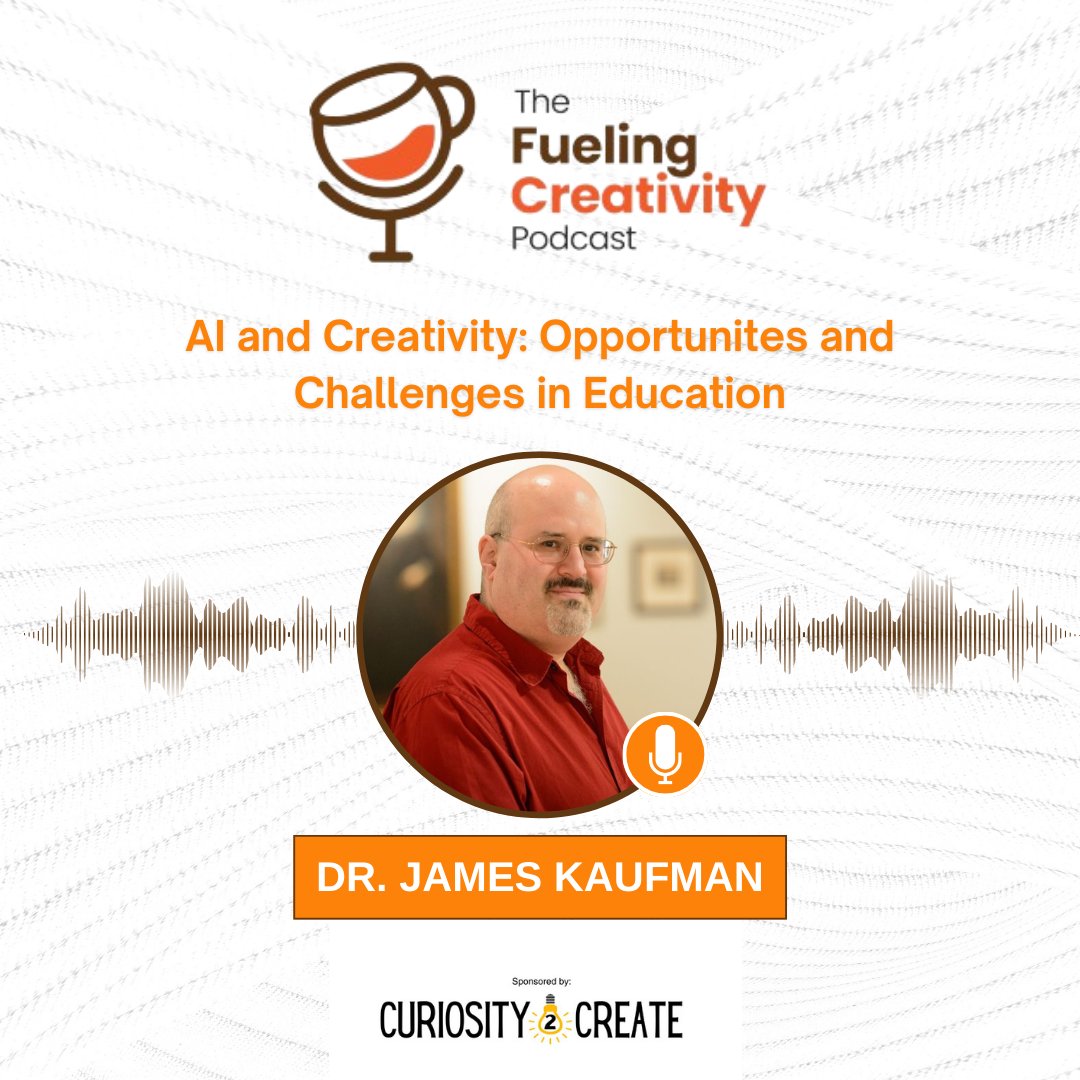 CtnEducators's tweet photo. 🎙️ New Podcast Alert: @Cyndiburnett &amp; @Worwood have a great conversation with @JamesKaufman about the intersection between creativity and AI. Listen NOW at 🔗 https://t.co/Hl3HVk8N2R 

#FuelingCreativityInEducation #PodcastforTeachers https://t.co/BWZ2imfRJG