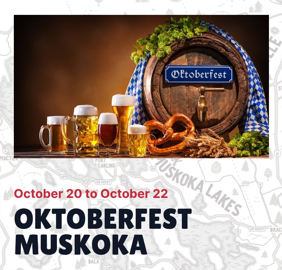 Octoberfest Muskoka October 20-22.  Come stay with us <a href="/CanuckGrandview/">The Canuck at Grandview 🌲🌲</a>  🍻🍁
📸 @discovermuskoka
#muskoka #muskokalife #golfcourse #cottage #views #dockside #executiveloft #travelbloggerlife #traveldiaries #golf #escapethecity #traveler #travel #octoberfest #grandviewresort