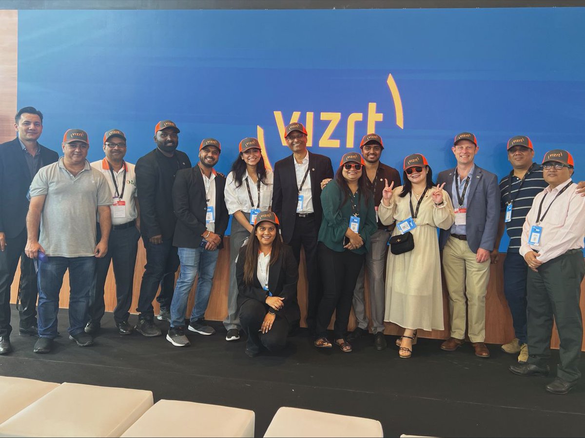 vizrt's tweet photo. #BroadcastIndia is in full swing - check out the action! 📷
We’ll be on hand at Booth H-2B until October 10th to showcase the future of broadcasting with @CDMTS.
It’s not too late to book a meeting: https://t.co/IEC5MwNFGH
#VizEngine #CloudProduction https://t.co/3VDQ6Np6KF