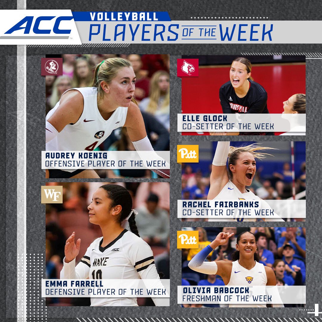 Players of the Week 🏐 📰 theacc.co/23VBpotw7