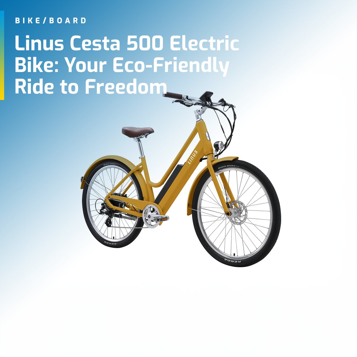 Imagine a mode of transportation that effortlessly combines the wonders of physics with the excitement of exploration. 👀

Enter the #Linus Cesta 500 #eBike, a true marvel that lets you rediscover the joy of moving gracefully on two wheels. 🤩

brnw.ch/21wDm16