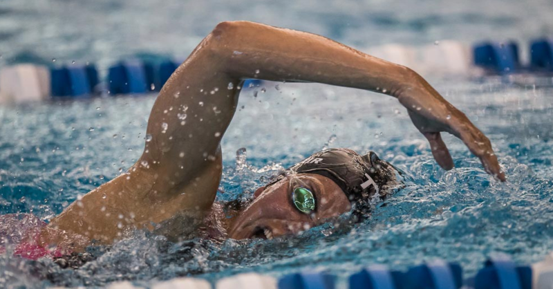 MastersSwimming's tweet photo. Need to work on breathing and body rotation in freestyle? Try this kicking drill!