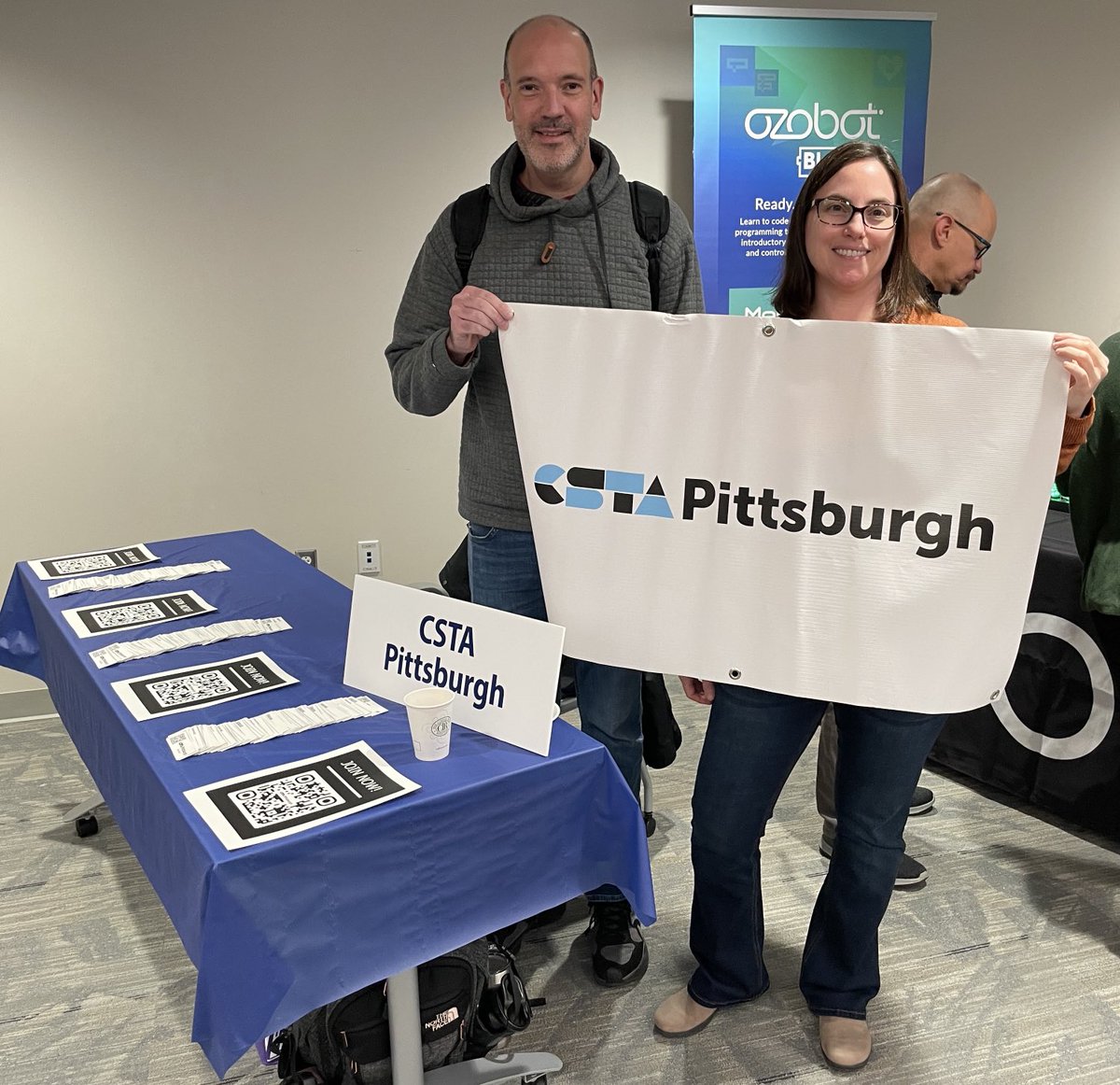 So glad I got to see ⁦<a href="/jeffreypatrick_/">Jeffrey Patrick</a>⁩ ⁦@AlleghenyIU3⁩ ⁦<a href="/transformED_aiu/">transformED</a>⁩ event with ⁦@teachme124⁩ at ⁦<a href="/cstapittsburgh/">cstapittsburgh</a>⁩ table Hope to have more Pittsburgh educators join the group!