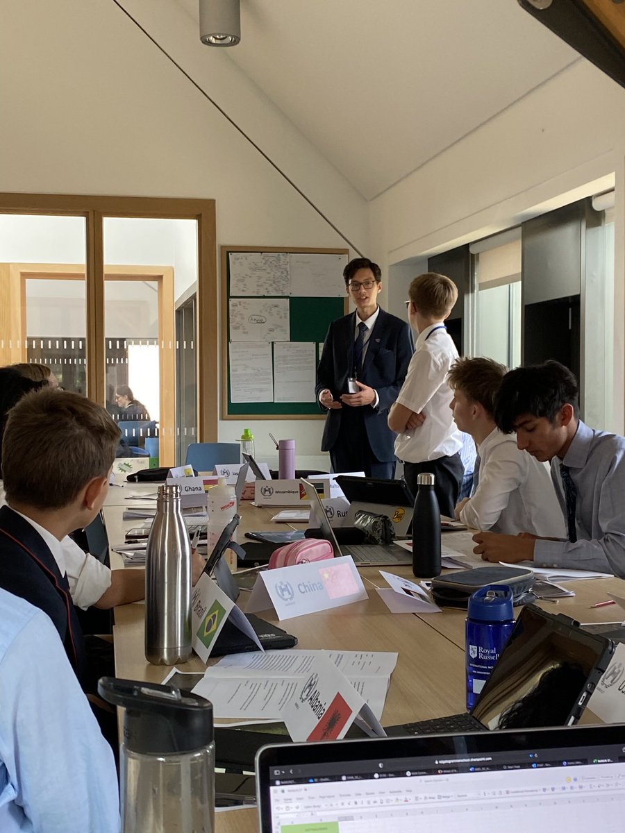 MunHampton's tweet photo. Hampton delegates in action at REIMUN. https://t.co/mWkhynSpZn