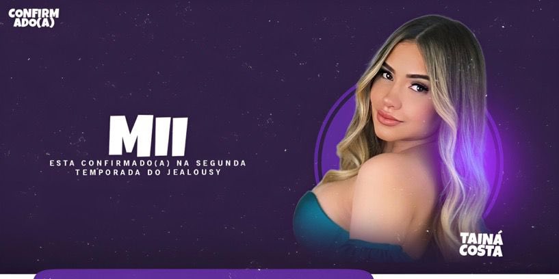 jealousyrv's tweet photo. • Participante Nova na Área!

        🌽Grupo Milho🌽

Mii está oficialmente confirmada e pronta para encarar o desafio no Jealousy. Será que ela tem o que é preciso para chegar até a final? Tem #TeamMii ai?

~ Seja muito bem vinda, querida!! ( @miispfcz ) https://t.co/icVxmp5C6C