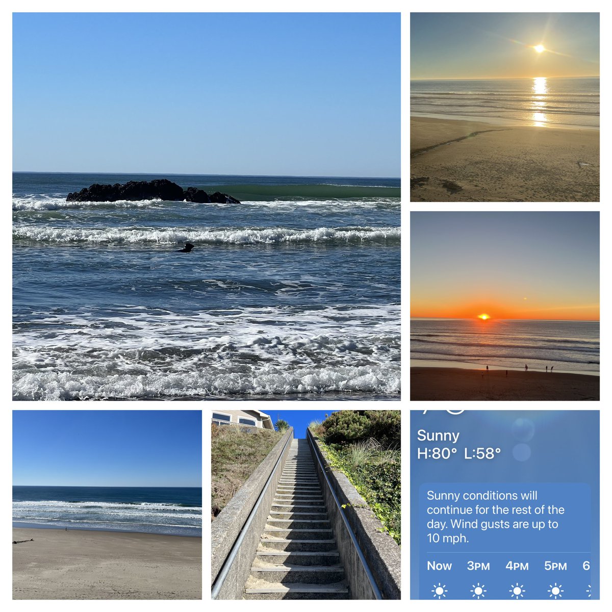 weekend reflections #mentalhealthbreak #beachwalk #sunset #oregoncoast #sbrs2008