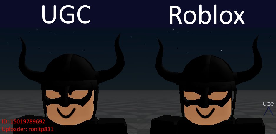 Peak” UGC on X: After being deleted by Roblox moderation, UGC creator  RealKaxyto reuploaded the Epic Vampire Face knockoff. The rest of the  faces in the quoted tweet are still up. #Roblox #