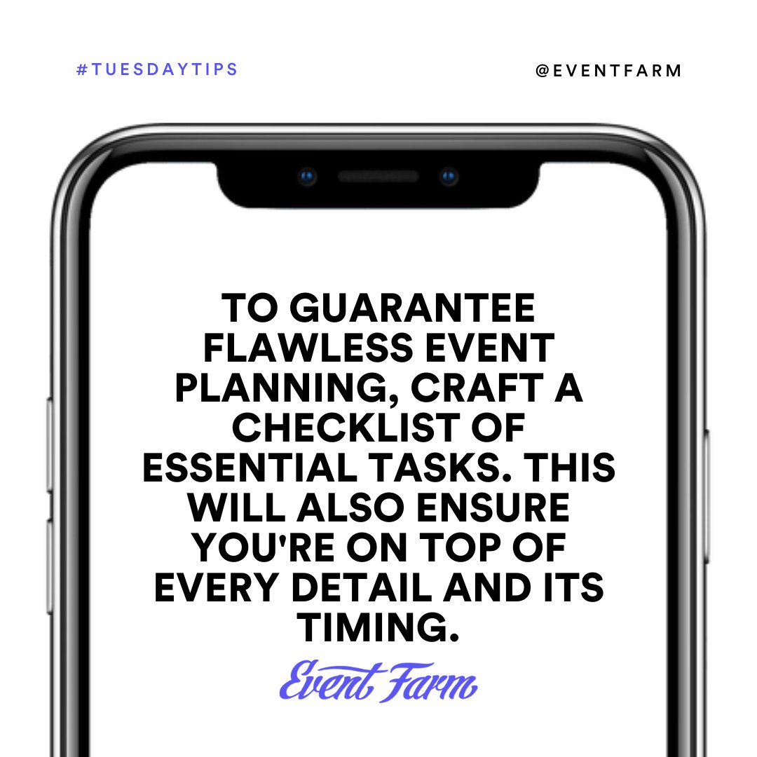 📋 Stay on top with your ultimate to-do list! 💪

 #EventFarm #eventprofs #eventmanagement #eventmarketing