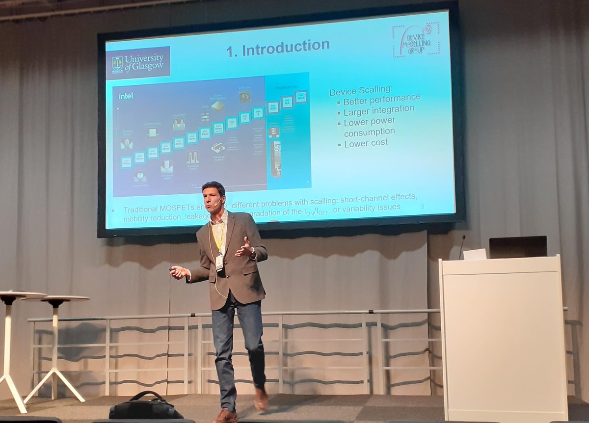 Today, I had the pleasure of presenting at the 244th @ECS meeting in #Gothenburg. I have shown our recent work at the <a href="/DeviceModelling/">Device Modelling Group</a>  &amp; <a href="/UofGEngineering/">James Watt School of Engineering, Uni. of Glasgow</a> <a href="/UofG_ENE/">UofG Electronics & Nanoscale Engineering</a>, showcasing our latest work on #simulations and #modelling of #novel #electronic #devices.