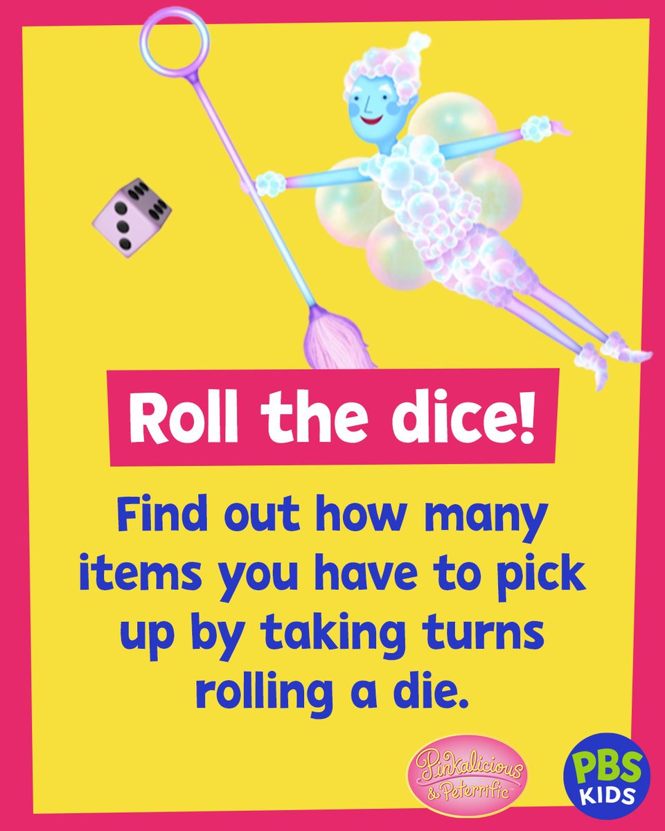 PBSKIDS's tweet photo. What do you call it if you win four cleaning-up games in a row? A clean sweep! @PinkaPeterPBS 

Check out more ways to make clean-up fun here: https://t.co/H1KVPmOkVv https://t.co/XH2j8WzTFP
