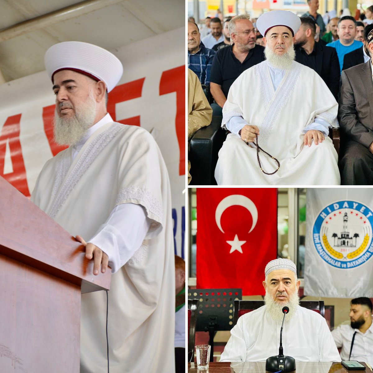 SheikhJameel_'s tweet photo. بدعوة من جمعية الهداية في مدينة #إزمير التركيّة İzmir
وبمناسبة الاحتفال بذكرى #المولد #النبويّ_الشريف

وبحضور حشد كبير من المشايخ والدعاة ورؤساء الجمعيات وأهالي ووجهاء البلدة 

ألقى فضيلة #الشيخ_الدكتور_جميل_حليم_الحُسينيّ حفظه الله، كلمةً هادفة ونافعة تكلم فيها عن معجزات #النبيّ  ﷺ وأخلاقه وتعاليمه وإرشاداته والاقتداء به والتمسك بشريعته وبكتاب الله تعالى. 

كما ألقى محاضرة قيّمة ومهمّة للعاملين في الدعوة والمدرّسين والمدرِّسات، تكلم فيها عن: 

•أهمية العِلم وأهمية نشره وتعليمه
• وكيفية التعامل مع الكبار والصغار
• والمحافظة على التعاليم الإسلامية 
• وشد الهمم في خدمة الدين والدعوة والخروج للناس 
• وحُسن الخُلق 

وقام حفظه الله ورعاه بزيارة بعض المرضى والدعاء لهم في تلك البلدة.