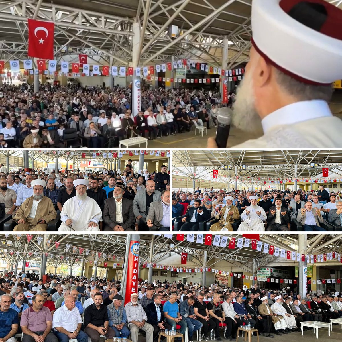 SheikhJameel_'s tweet photo. بدعوة من جمعية الهداية في مدينة #إزمير التركيّة İzmir
وبمناسبة الاحتفال بذكرى #المولد #النبويّ_الشريف

وبحضور حشد كبير من المشايخ والدعاة ورؤساء الجمعيات وأهالي ووجهاء البلدة 

ألقى فضيلة #الشيخ_الدكتور_جميل_حليم_الحُسينيّ حفظه الله، كلمةً هادفة ونافعة تكلم فيها عن معجزات #النبيّ  ﷺ وأخلاقه وتعاليمه وإرشاداته والاقتداء به والتمسك بشريعته وبكتاب الله تعالى. 

كما ألقى محاضرة قيّمة ومهمّة للعاملين في الدعوة والمدرّسين والمدرِّسات، تكلم فيها عن: 

•أهمية العِلم وأهمية نشره وتعليمه
• وكيفية التعامل مع الكبار والصغار
• والمحافظة على التعاليم الإسلامية 
• وشد الهمم في خدمة الدين والدعوة والخروج للناس 
• وحُسن الخُلق 

وقام حفظه الله ورعاه بزيارة بعض المرضى والدعاء لهم في تلك البلدة.