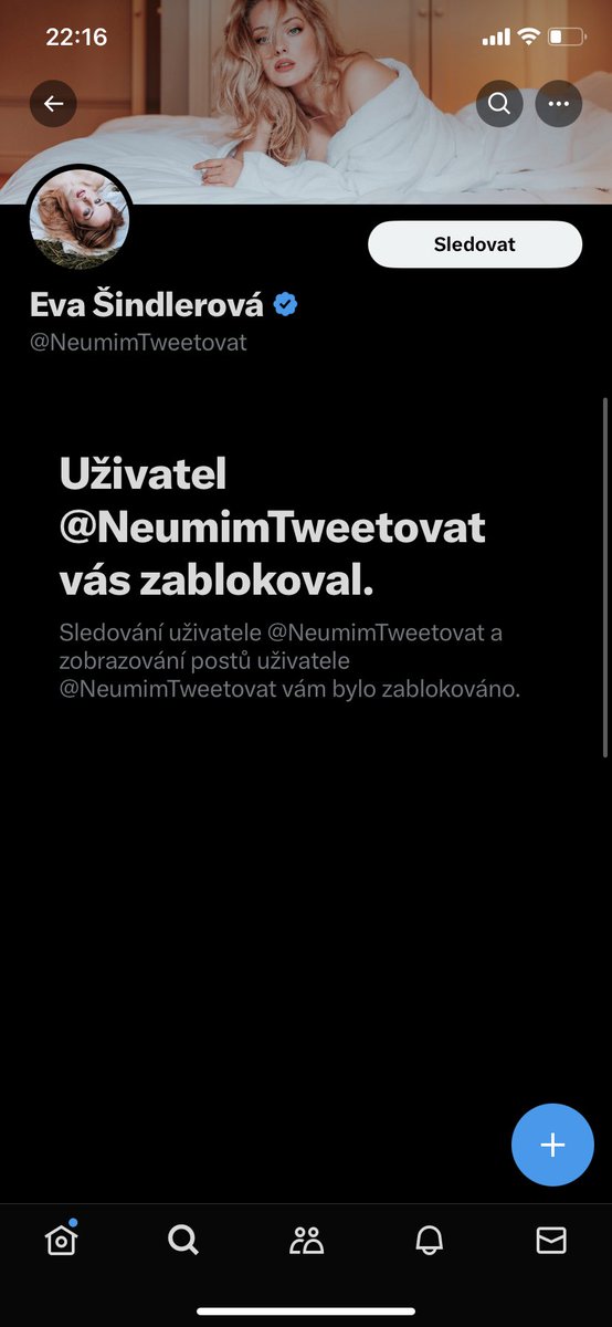 BartshaB's tweet photo. @OndrejPetr Já ji nikdy snad ani nesledovala😂 https://t.co/1qrPYYwznZ