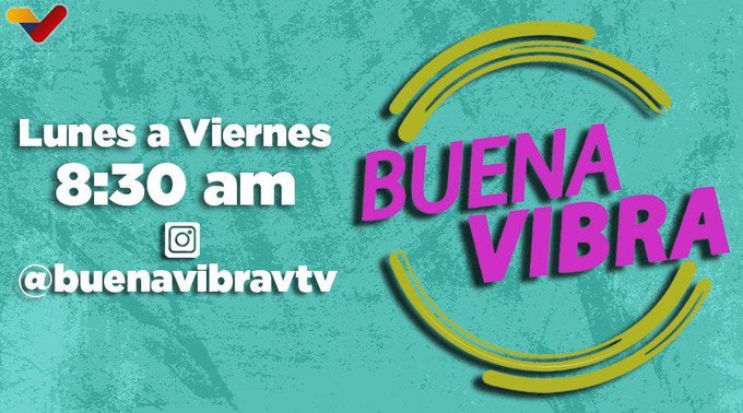 #ProgramasVTV📺| ¡No te pierdas Buena Vibra! Un espacio de actualidad que promueve el bienestar emocional.

Conducido por: Luis Figueredo @cesar_noguera91 @geraldinmadabhy @mgenovez04

De lunes a viernes a las 8:30am

#11Oct