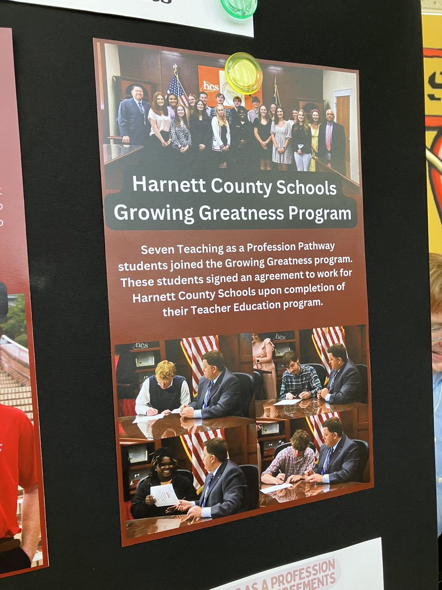 jbiserbryan's tweet image. It’s been a great first day at #NCAIM2023, but the highlight was getting to chat with future teachers from Harnett Central High School!  @CTEforNC