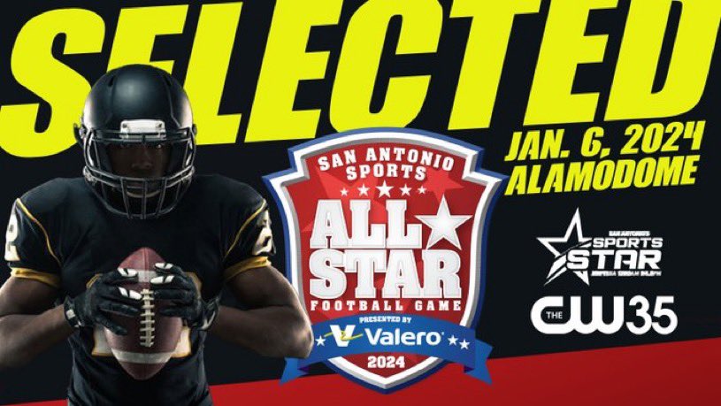 Blessed to be selected to play in the San Antonio All-Star Game . Thank you <a href="/SA_Sports/">San Antonio Sports</a> !! #SASAllStarGame