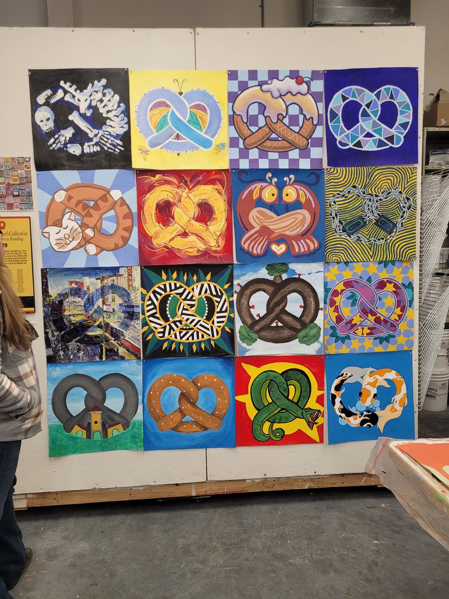 Feeling grateful today after an in-service opportunity that allowed me to get creative! Muhlenberg art teachers helped to paint a mural to be hung in Reading!  Can't wait to brighten up more community spaces together.  <a href="/muhlsd/">Muhlenberg SD</a> Thank you to Albright, BCIU, and Michael Miller.