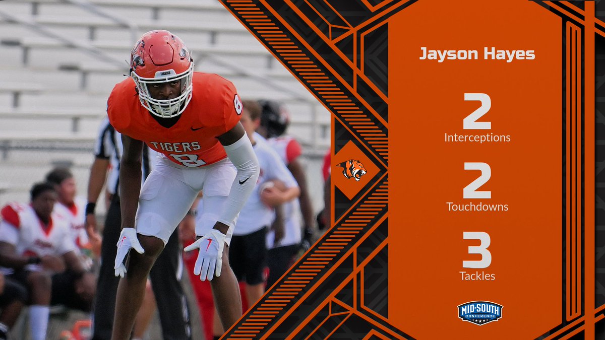 Congratulations to @GCAthletics Jayson Hayes for being named the MSC Football Defensive Player of the Week 📰 shorturl.at/FIMX2