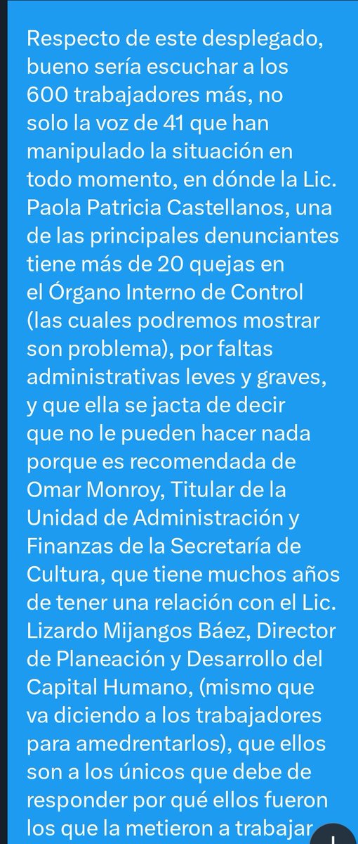 castellanosdgcp's tweet image. animalpolitico.com/politica/cultu…

Medios de comunicación, escuchenos a nosotros también, somos más y tenemos miedo @ElUniversalCtg @lajornadaonline @Pajaropolitico @laprensaoem @nmas @UniNoticias @AMXNoticias @aristeguicnn @AristeguiOnline... lean lo que tenemos que decir ... hilo