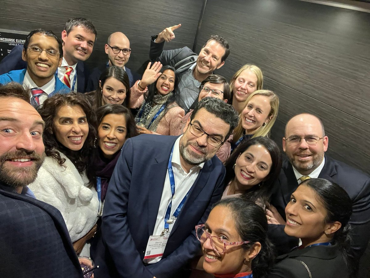 Elevator Selfies #HFSA2023
<a href="/robmentz/">Robert Mentz, MD</a> <a href="/RyanTedfordMD/">Ryan J Tedford MD</a> <a href="/AndrewJSauer/">Andrew J Sauer MD</a> <a href="/dranulala/">Anu Lala (Anuradha Lala-Trindade)</a> <a href="/MKIttlesonMD/">Michelle Kittleson MD PhD</a> <a href="/vbluml/">Vanessa Blumer, MD, FACC, FHFSA</a> ersied727 <a href="/StavrosDrakos/">Stavros George Drakos</a> <a href="/noshreza/">Nosheen Reza, MD, MS</a> <a href="/MarkBelkinMD/">Mark Belkin</a> <a href="/JennaSkowronski/">Jenna Skowronski MD</a> 
📸<a href="/AHajduczok/">Alexander Hajduczok, MD 🇺🇦🙏</a> (🤳 master)