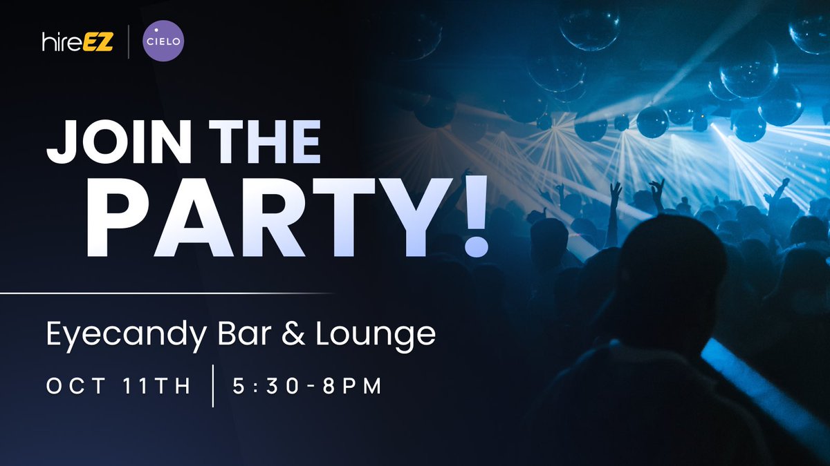 hireez's tweet image. What do hireEZ and @CieloTalent do better than anyone (besides connect your organization with the best talent)? 

Throw an unforgettable party. 

If you’re at #HRTech2023, come experience the best party in Vegas. 

You might even see some familiar faces from our past parties 😎
