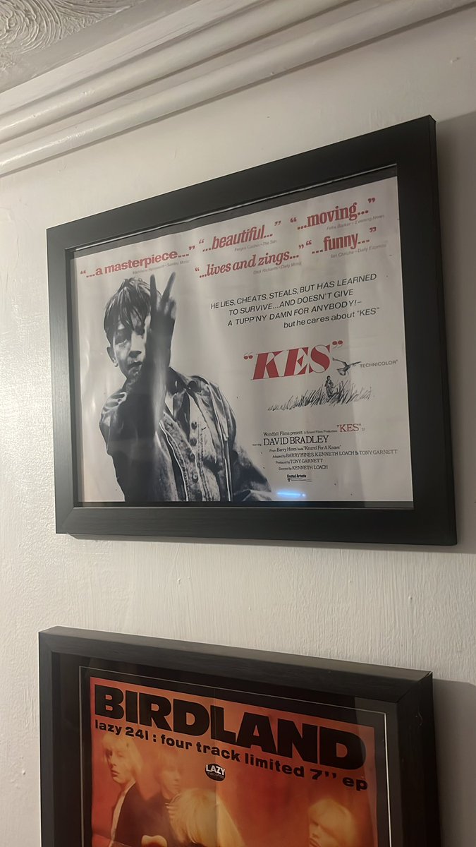 @ModernistJ Got ‘Kes’ up in my shed and in the house !