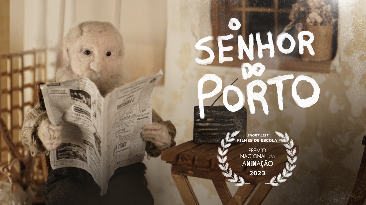 ImSandroGarcia's tweet photo. "O Senhor do Porto", a curta que fiz com a minha namorada, está na shortlist do Prémio Nacional de Animação 2023, que vai acontecer em Castelo Branco e Vila Velha de Ródão no final do mês. 🤩 https://t.co/AABP3eIy03