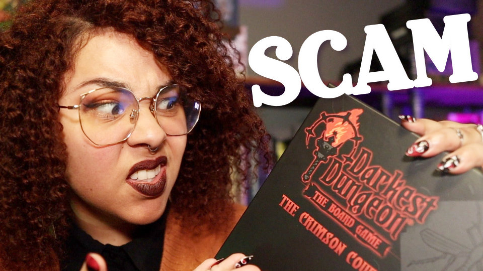 theGMwitch's tweet photo. Just got the latest request for even more money from mythic games for the Darkest Dungeon Boardgame, that I already paid for, so I decided to make a video laying out all the deets on this dumpster fire scam situation, with receipts.

Link: https://t.co/Epgkleiqds https://t.co/uaBRATUa4P