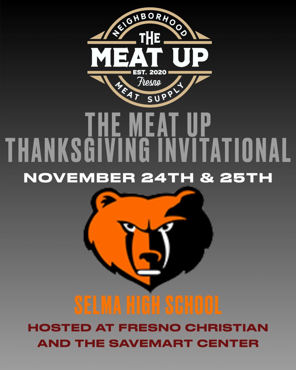 penberthy_jon's tweet photo. Excited about this Invitational at Fresno Christian.  Thanks to @SelmaBasketball for participating.  Special thanks to our Sponsor JD FOODS and THE MEAT UP in Fresno https://t.co/TaFCGUaMin