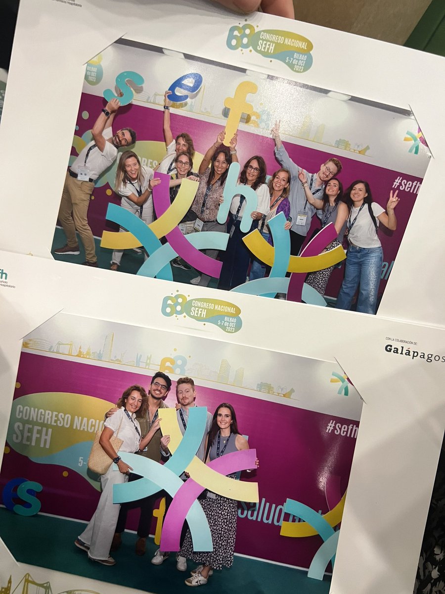 FarmaFuenla's tweet photo. Mucha ciencia y disfrute en Bilbo 👏🏻⭐️🫶🏻 @sefhcongreso #sefh23 @sefh_ https://t.co/aT84onY450
