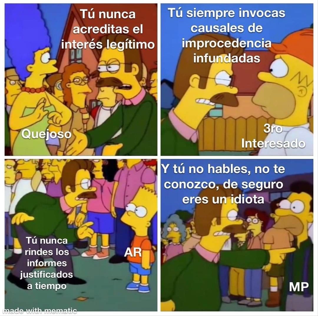 Las partes en el juicio de amparo 😂, image size:1080x1076