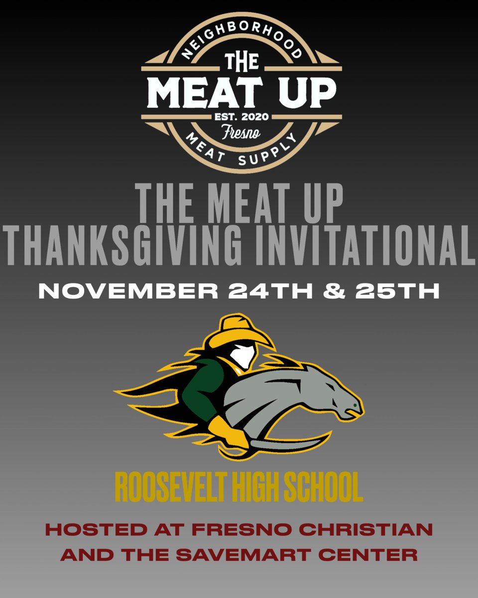 penberthy_jon's tweet photo. Thank you @BoysRoosevelt For participating in The Meat Up Thanksgiving Invitational.  Looking forward to some good basketball in the @fcathletics gym.  Special thanks to our Sponsor JD Foods and The Meat Up! https://t.co/Ne3Kth4eoK