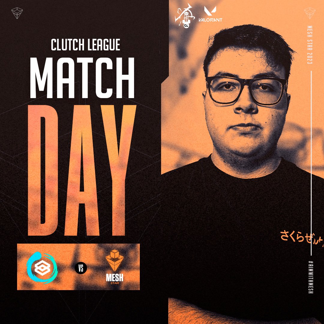 MeshMasters's tweet image. Acompañanos hoy, en la Clutch league!
Mesh Star vs New Combat Line
7:00 pm Stream en el canal de la liga.
8:00 pm Match fuera de stream.

#VALORANT @VALORANTLATAM